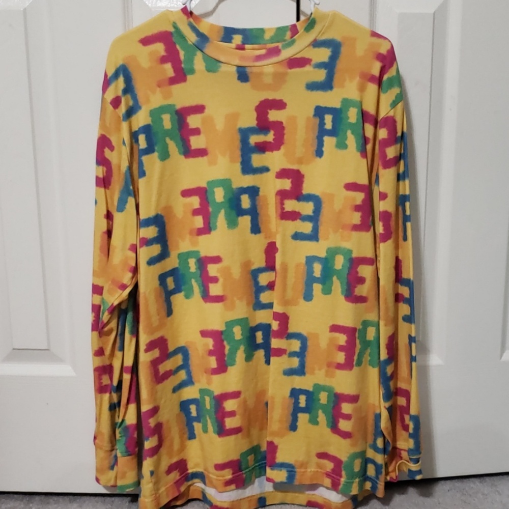 Supreme letter shirt